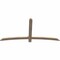 Ekena Millwork Bellingham Smooth Timber Gable Bracket, Douglas Fir, 72"W x 36"H x 1 1/2"D x 3 1/2"F, 12/12 Pitch GBW072X36X0204BEL00SDF - alternate 5